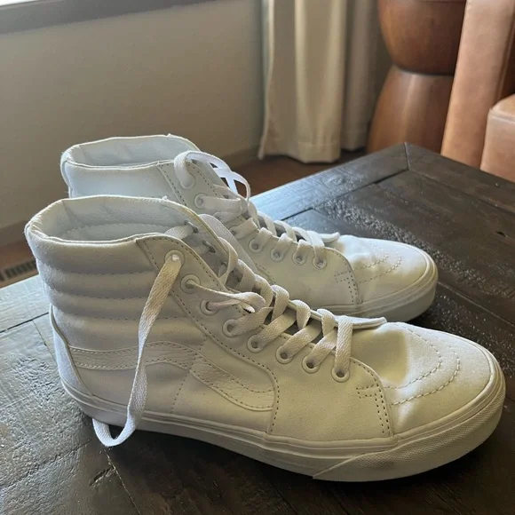 Van’s White High-Top Sneakers - Picture 3 of 4